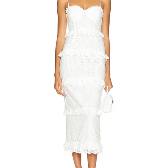 ASTR the Label Sandrima Dress in White - Picture 1 of 5